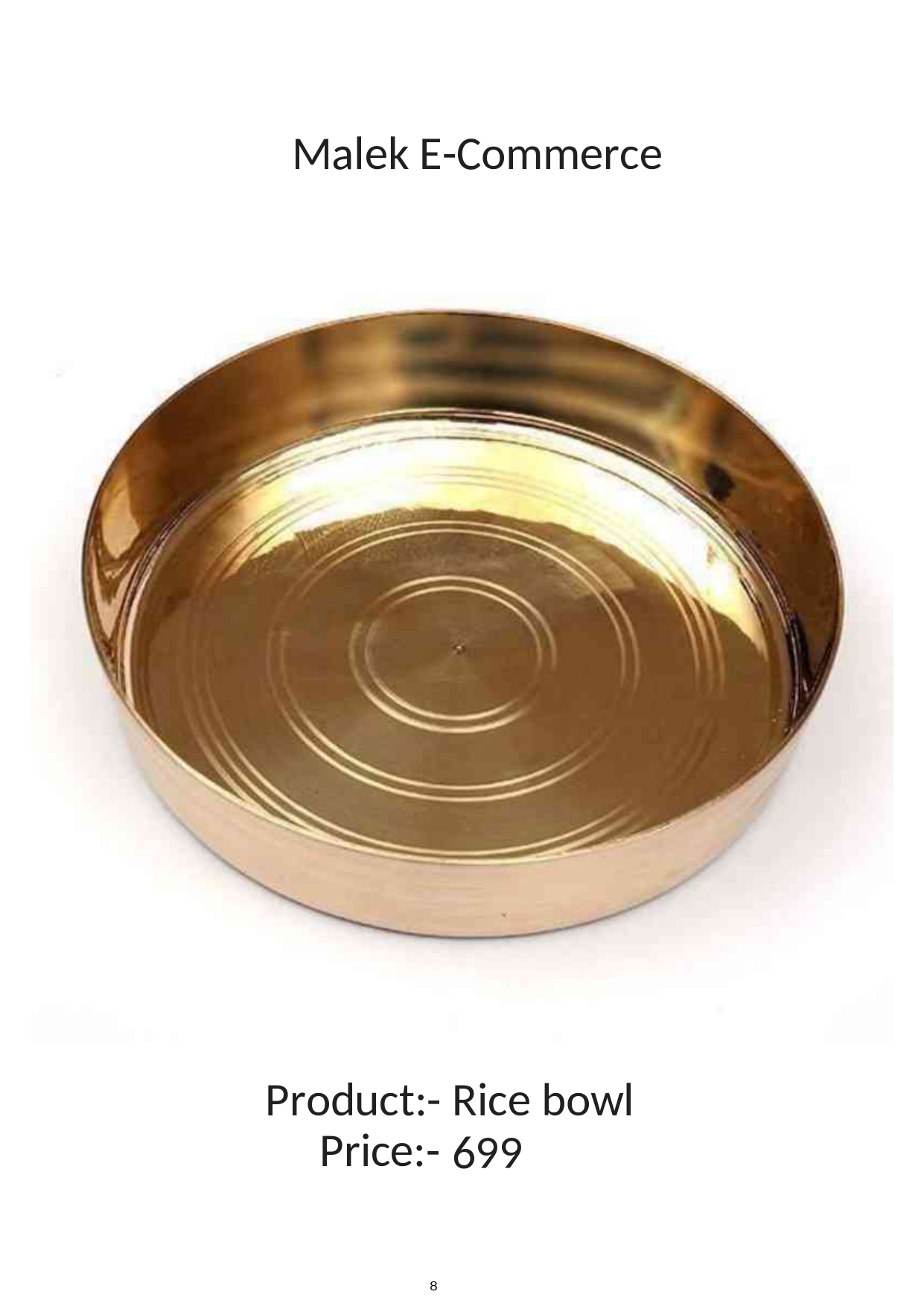 Rice Bowl - Sacred brass product